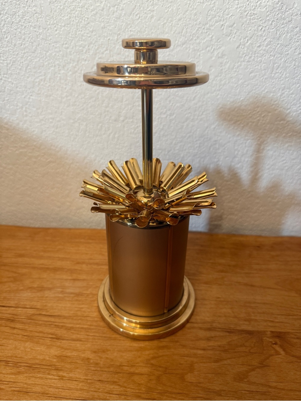 Vintage Brass Cigarette Dispenser